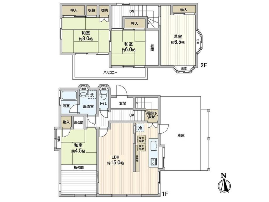 大字牛沼（所沢駅） 1880万円