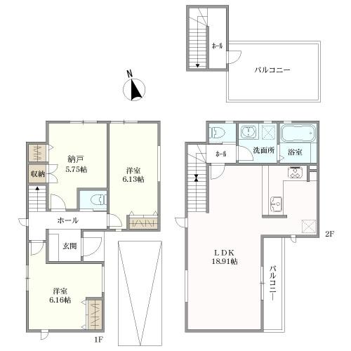 山王3丁目　新築戸建　2棟