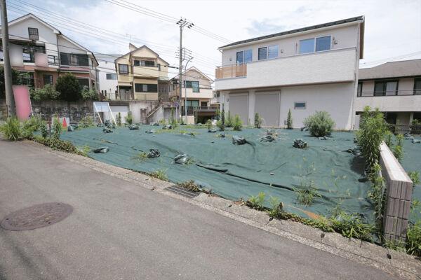 横浜市旭区万騎が原の宅地