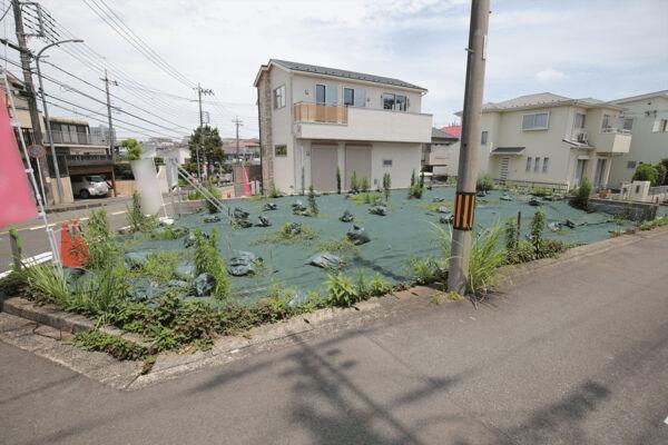 横浜市旭区万騎が原の宅地