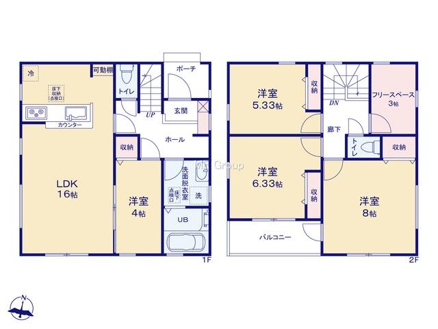 館町（狭間駅） 3580万円～3880万円