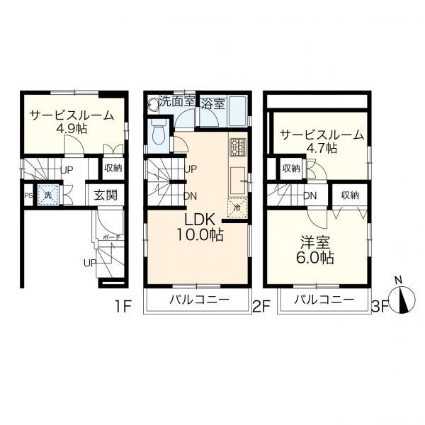 大田区南蒲田３丁目　中古一戸建て