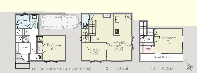 品川区戸越1丁目　23‐1期　　　全1棟