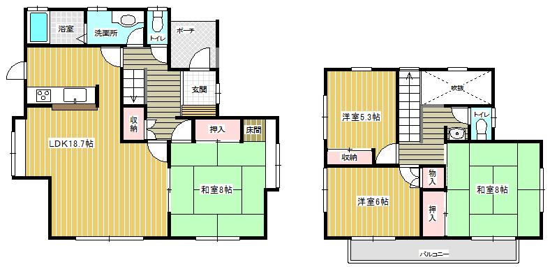 のぞみ野 1350万円