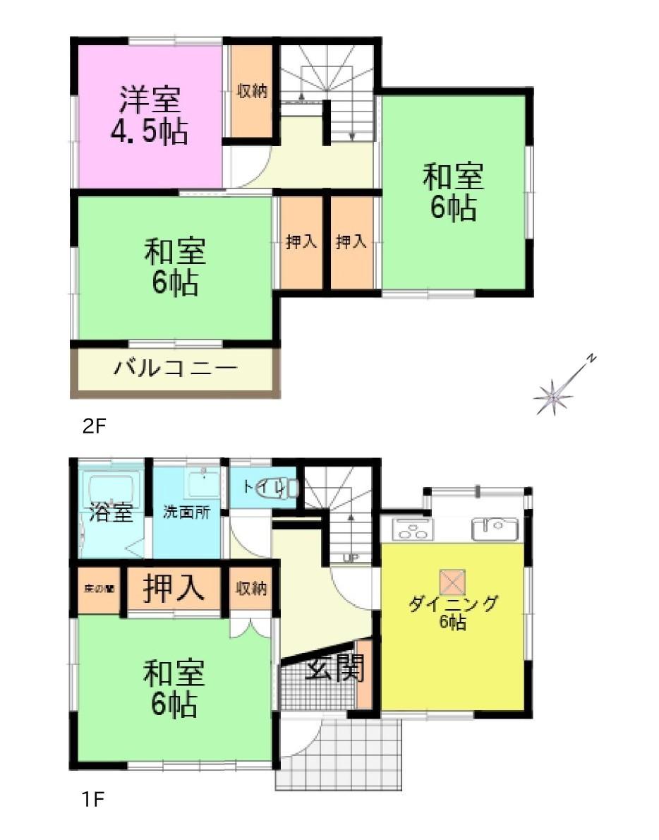 大字箱根ケ崎（箱根ケ崎駅） 1350万円