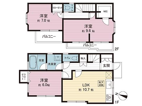 深田台（横須賀中央駅） 2990万円