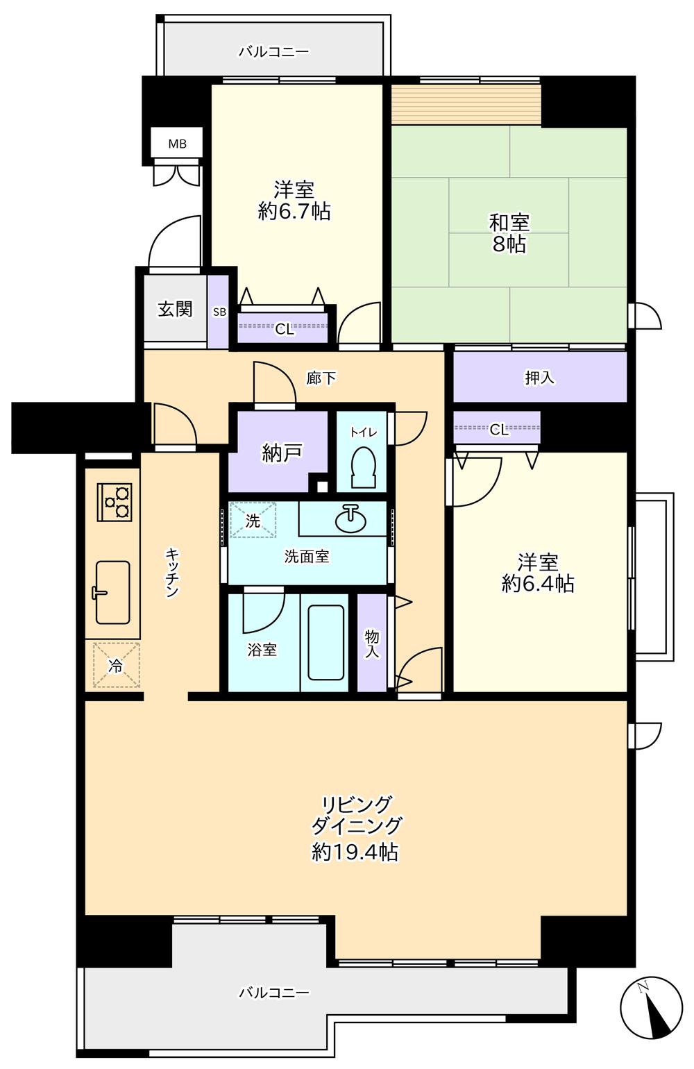 パークフィールドみさと四街区二号館