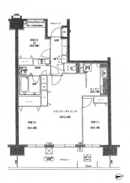 センチュリー成田　７階　美部屋　眺望良好