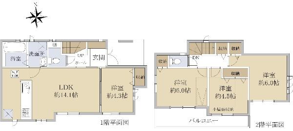 北原町１（田無駅） 6680万円