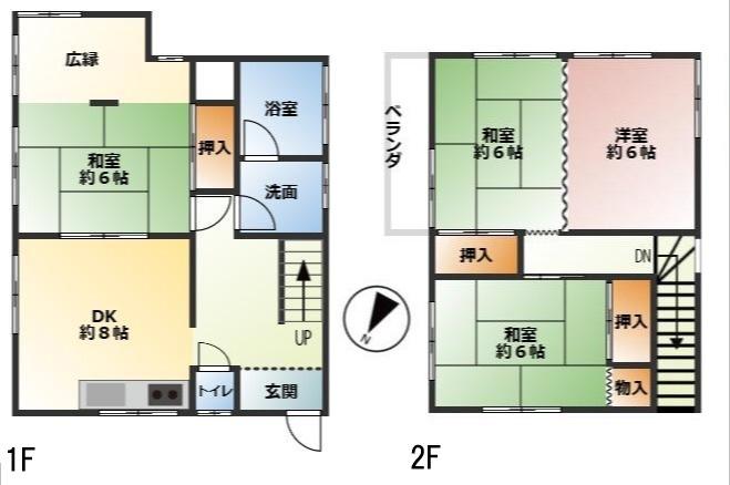 長沼原町（動物公園駅） 1080万円