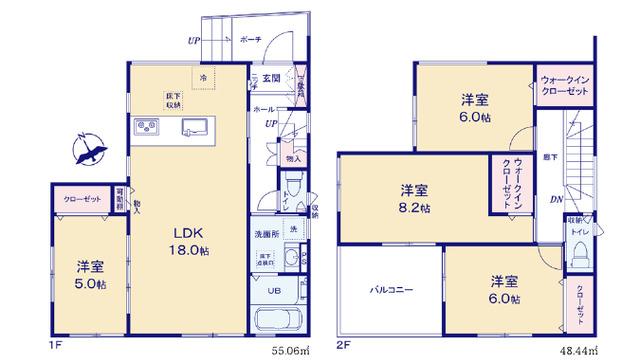 草加市谷塚町 新築一戸建て