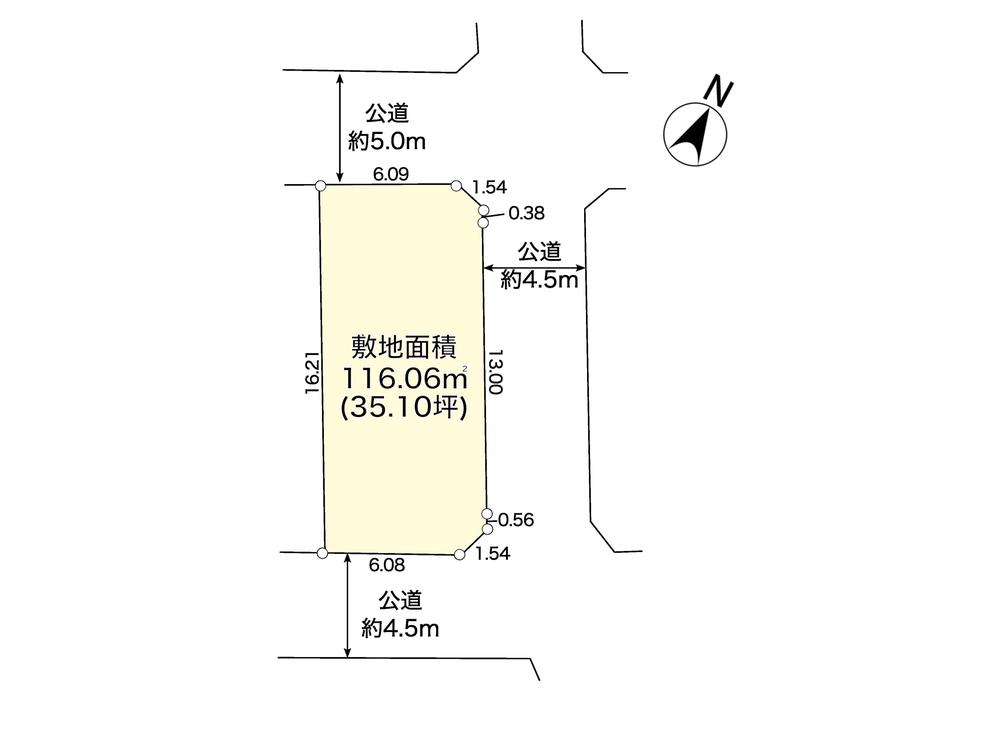 目黒区上目黒4丁目　売地