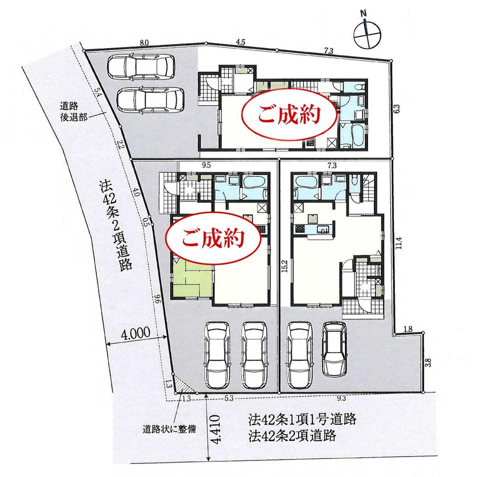 あきる野市伊奈1388　新築3棟