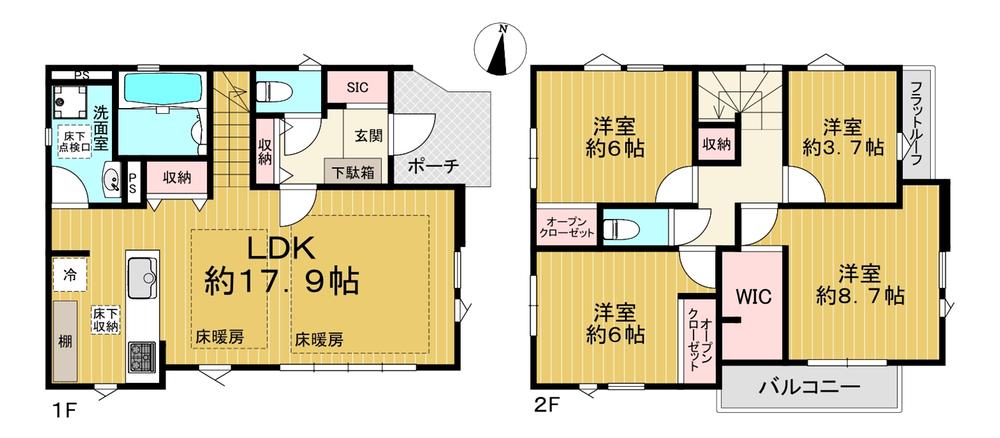 練馬区土支田３丁目　新築 ６１４８万円