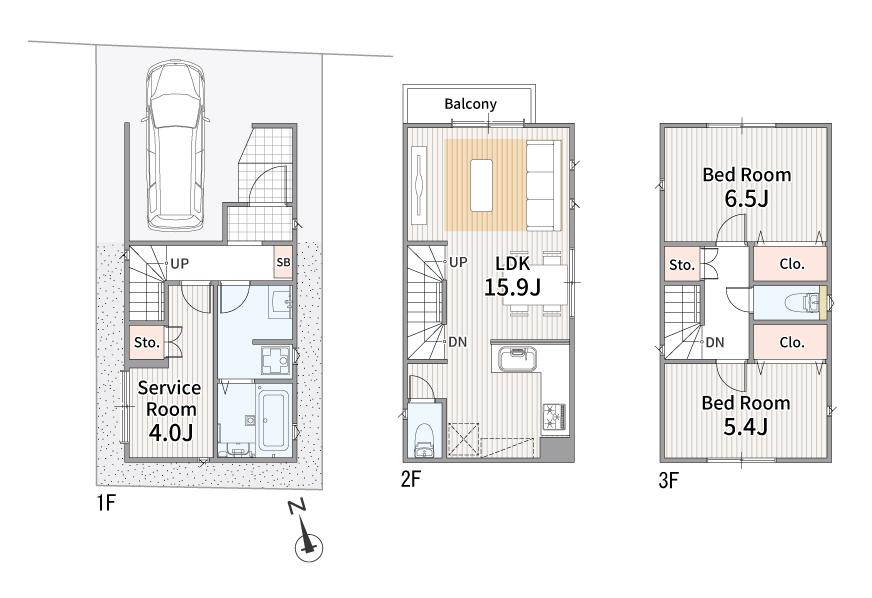 木月４（元住吉駅） 4590万円～4600万円