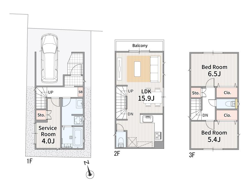 木月４（元住吉駅） 4590万円～4600万円