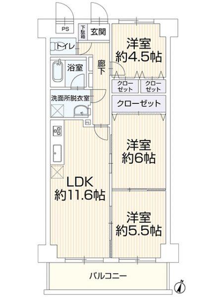 ライオンズマンション船橋飯山満台一番館