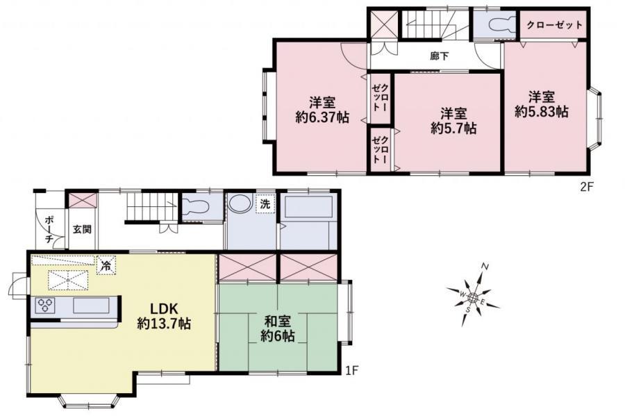 大字藤間（新河岸駅） 2180万円