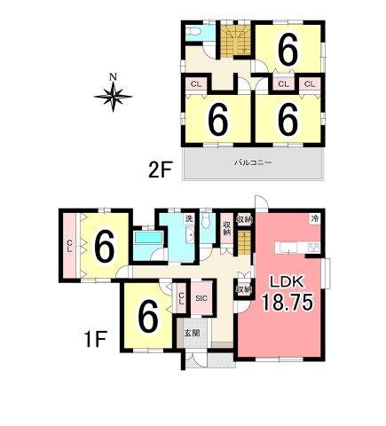 藤岡町新波（間々田駅） 1650万円