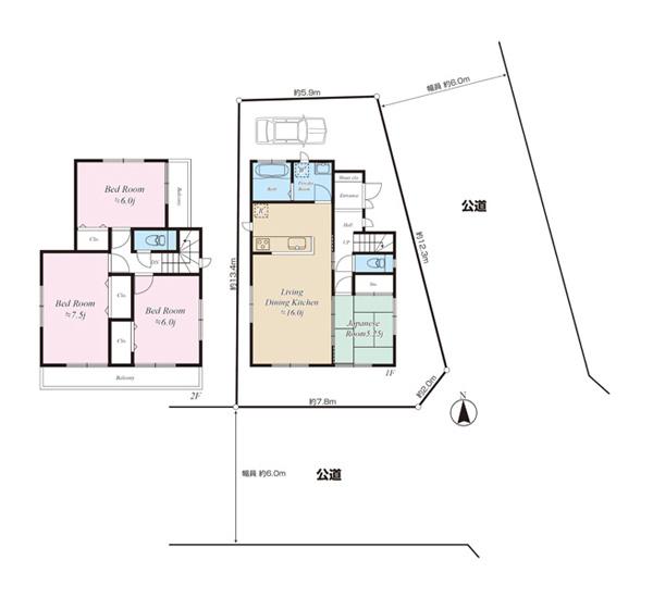 detached 神奈川県相模原市緑区西橋本２