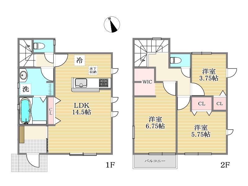 【☆ZEH 省エネ住宅☆】 LDK15.5帖＋3LDK 調布市佐須町3丁目 最終1棟