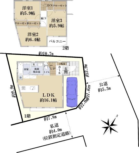 岸町１（川越駅） 2190万円