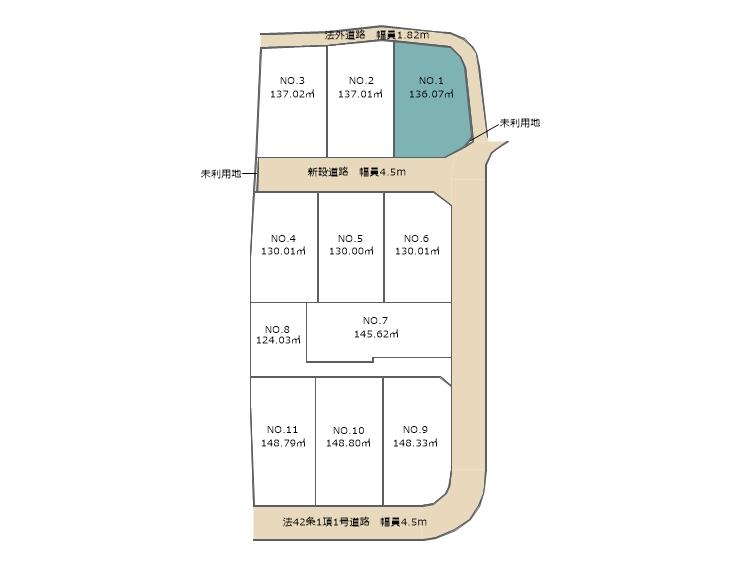公式通販サイトセール あきる野市牛沼売地全11区画の土地の詳細情報（東京都あきる野市 住宅地図