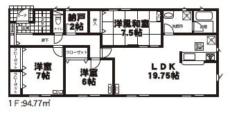 中郷町足洗（磯原駅） 1690万円～1990万円