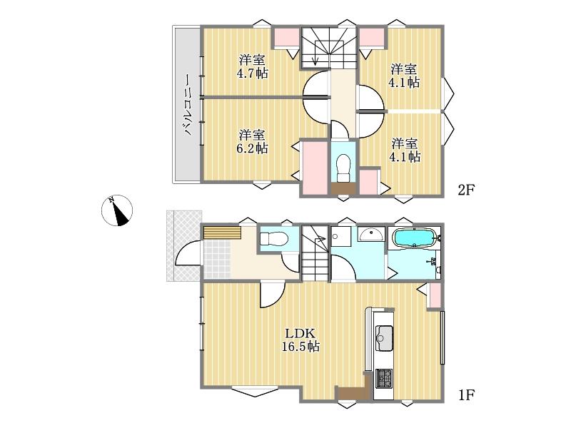 多摩市連光寺6丁目　新築分譲住宅　全2棟