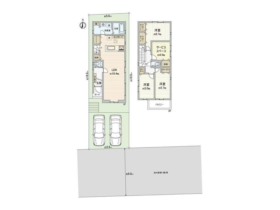 保土ヶ谷区月見台　新築戸建１号棟