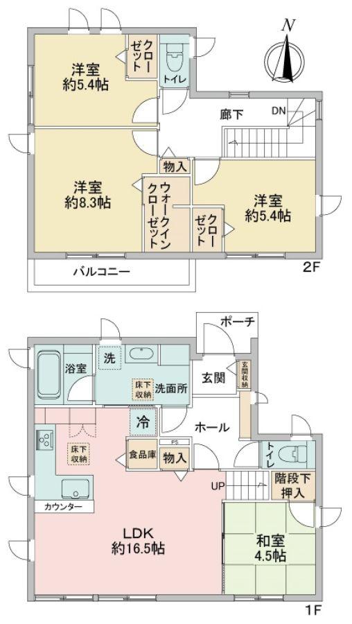 レイクタウン６（越谷レイクタウン駅） 6480万円