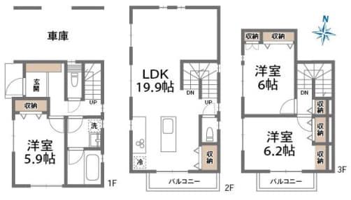 中野区南台2丁目・新築戸建