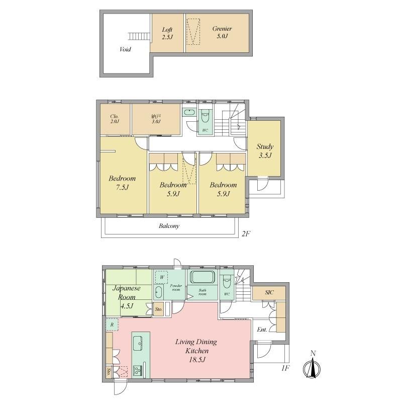 detached 東京都世田谷区祖師谷５