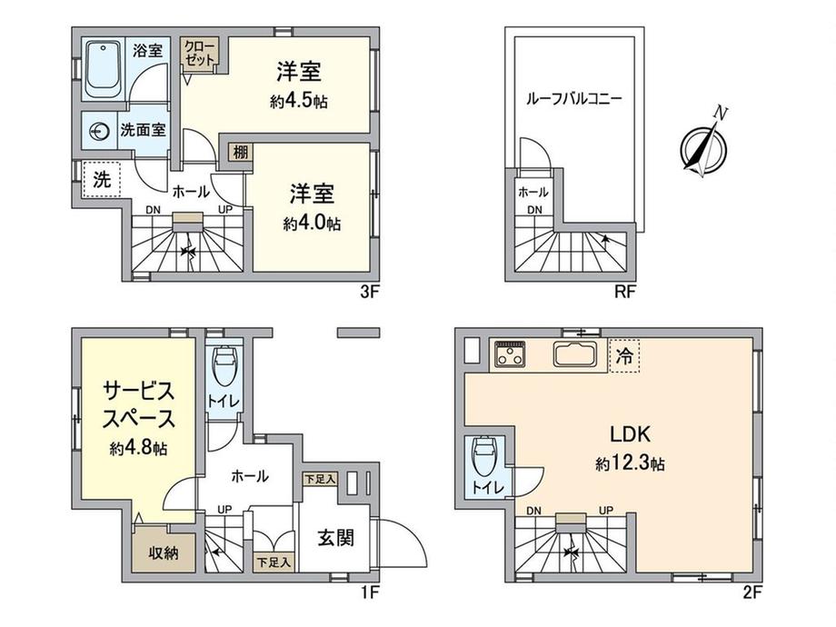 鹿島田１（鹿島田駅） 4480万円