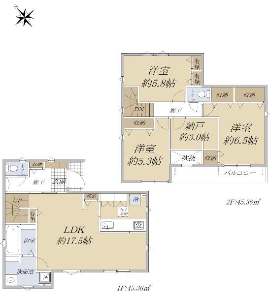 羽加美３（小作駅） 3280万円