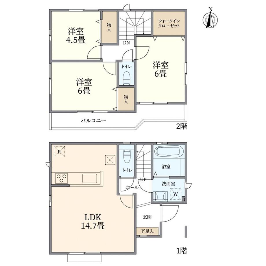 大字下安松（秋津駅） 3490万円