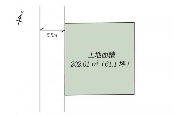 渋谷区西原３丁目 売地／建築条件なし