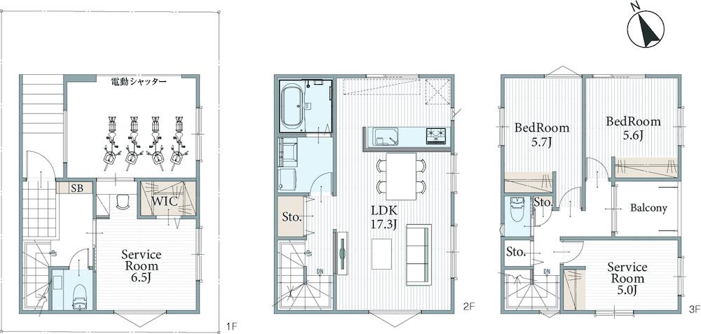 「浦安」駅徒歩10分～３つのパターンから選べる間取プラン～　【建築条件付き売地】