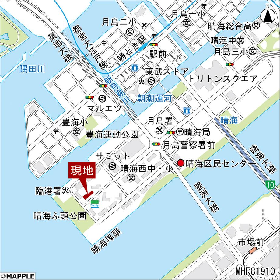 SUUMO】HARUMI FLAG SUN VILLAGEF棟