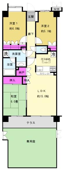 中古マンション湘南台駅徒歩５分好立地☆藤和シティホーム湘南台弐番館