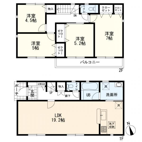 グレイドルガーデン　羽沢町　新築一戸建て　第22