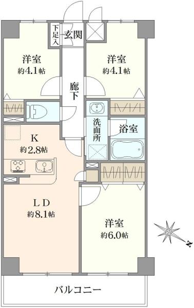 クレッセント二子多摩川