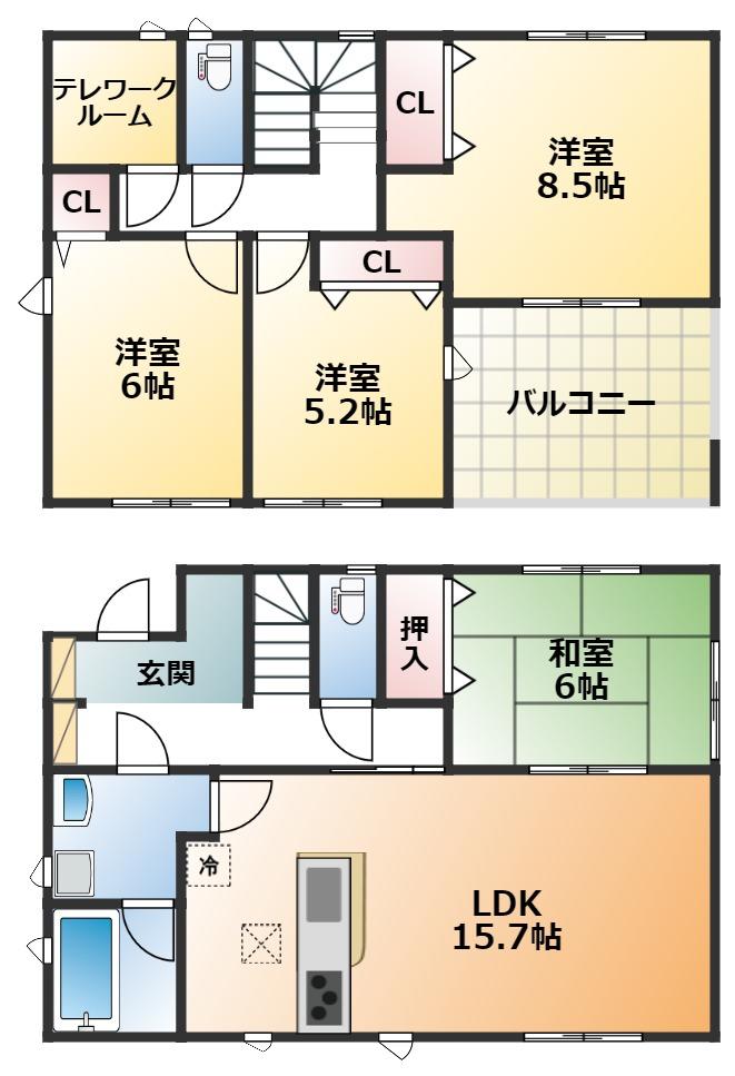 都賀町富張（家中駅） 1890万円