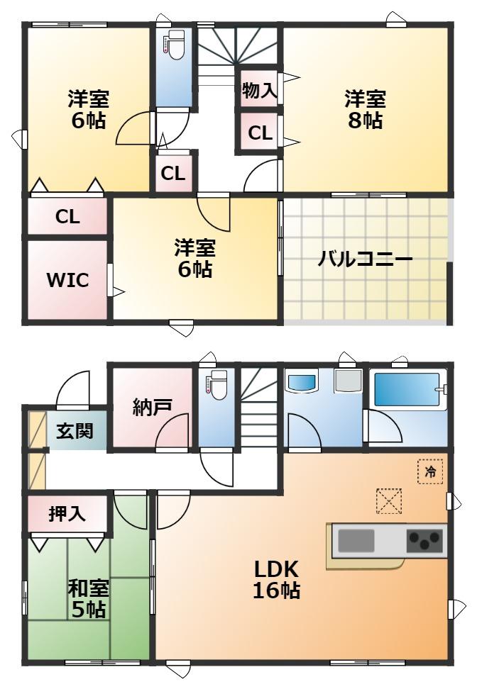 都賀町富張（家中駅） 1990万円