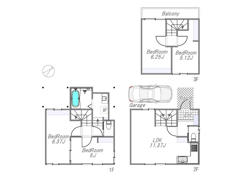 限定公開！【即日即時案内可能！】新宿区住吉町　新築分譲住宅　