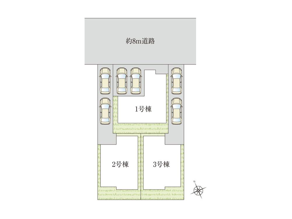 【ZEH水準＆耐震等級3の家】本北方2丁目 新築戸建(全3棟)【施工例見学可能】