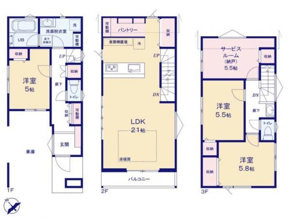 足立区新田２丁目 新築一戸建て