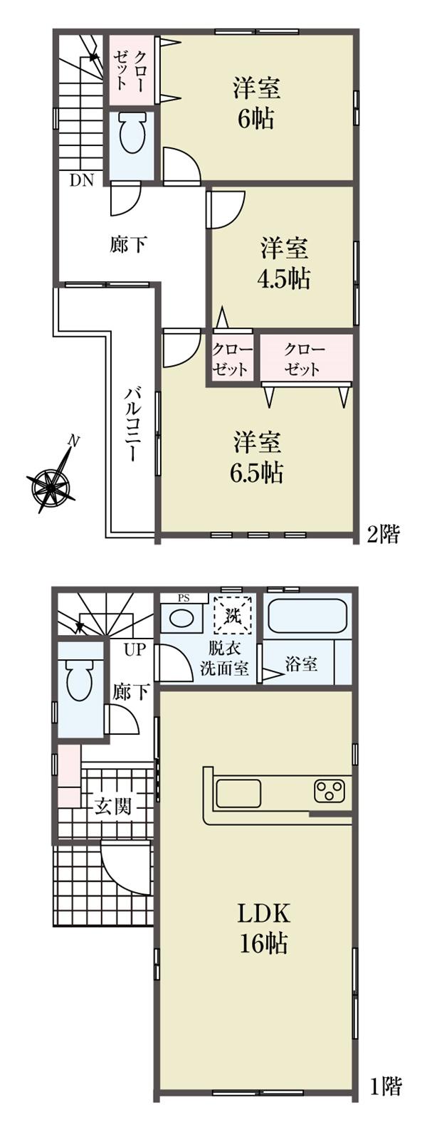 市川市菅野４丁目 売地／建築条件付き／全３区画