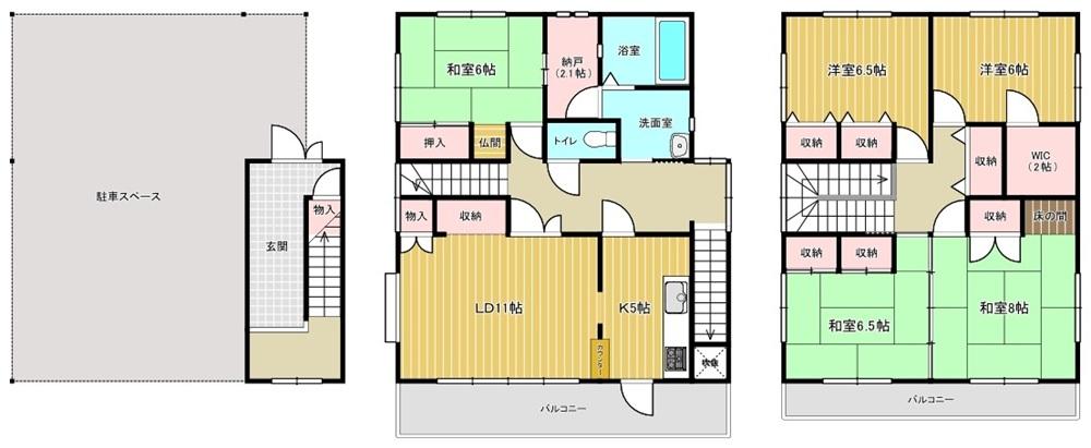 1380万円、5LDK+S（納戸）、土地面積139.85平米、建物面積101.02平米