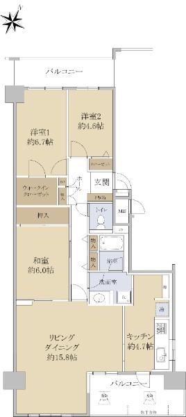 リジェンヌ京町３号棟